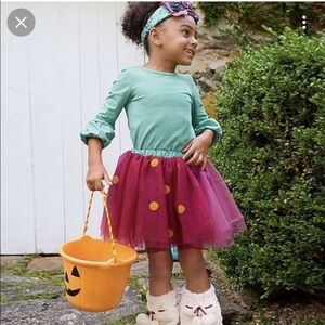 Matilda Jane NWT Pink Polka Dot Costume Tulle Tutu Skirt Little Girl S Halloween